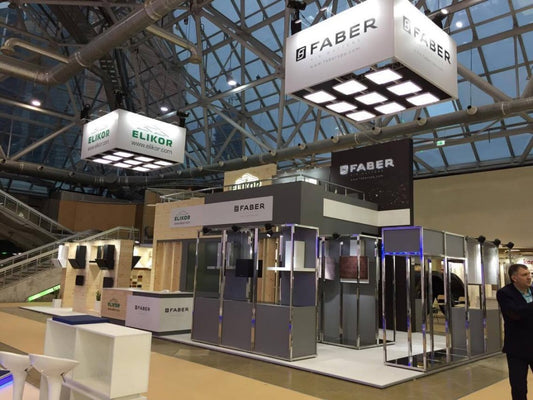 Faber’s prestige hoods and innovative Nautilus technology on display at the Mebel Exhibition in Moscow