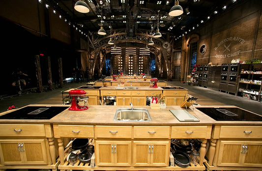 Faber induction hobs and hob extractors helps cook great Italian food in the Ristorante degli Chef talent show on Rai TV