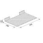 Disegno Tecnico - MET.FILTRO CM60 - codice prodotto 112.0157.248 - tipologia prodotto filtri - categoria prodotto cappa