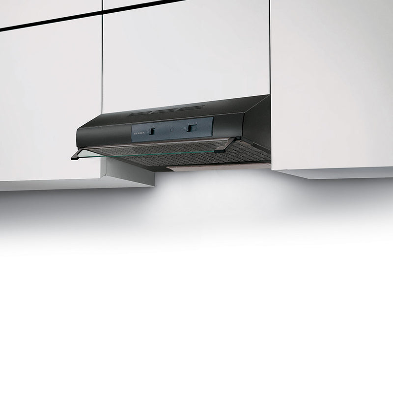 Immagine Prodotto - Cappa TCH04 PLUS BK19A 741 - in colore nero - codice prodotto 300.0557.490 - nella misura 71-90 cm - tipologia cappa a parete