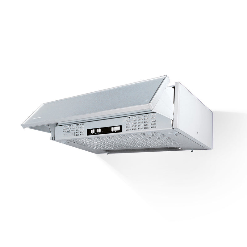 Immagine Prodotto - CAPPA PCH01 SRM LG 19A - in colore grigio chiaro - codice prodotto 315.0547.807 - nella misura 71-90 cm - tipologia cappa a incasso