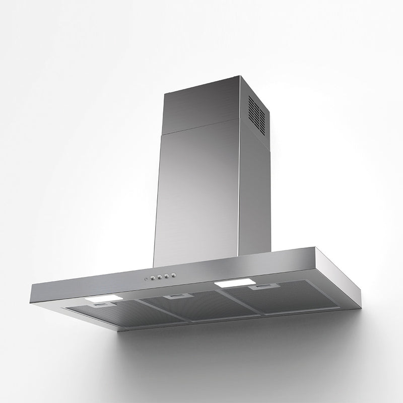 Immagine Prodotto - CAPPA ATLANTICA NG X A90/2 - in colore acciaio inox - codice prodotto 325.0631.940 - nella misura 71-90 cm - tipologia cappa a incasso