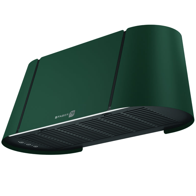 Immagine Prodotto - BEAT XL PARETE DARKFOREST/BK MATT KL F80 - in colore nero matt - codice prodotto 335.0740.251 - nella misura 0-50 cm - tipologia cappa isola sospesa