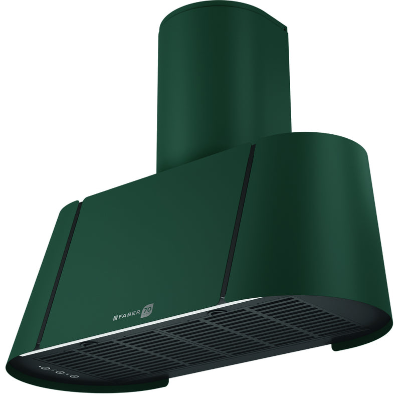 Immagine Prodotto - BEAT XL PARETE DARKFOREST/BK MATT KL F80 - in colore nero matt - codice prodotto 335.0740.251 - nella misura 0-50 cm - tipologia cappa isola sospesa