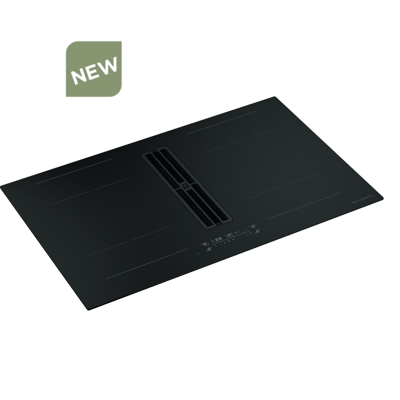 Immagine Prodotto - PIANO ASPIRANTE GALILEO WIDE - in colore nero - codice prodotto 340.0744.639 - nella misura 83x52 - tipologia piano aspirante