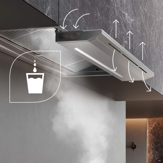 Immagine Prodotto - IN-NOVA ZERO DRIP EXTREME BK MATT A620 - in colore nero matt - codice prodotto 305.0736.210 - nella misura 91-120 cm - tipologia cappa a incasso