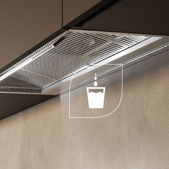 Immagine Prodotto - IN-NOVA ZERO DRIP PLUS A120 BK - in colore nero - codice prodotto 305.0720.621 - nella misura 91-120 cm - tipologia cappa a incasso