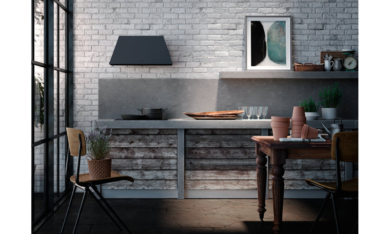 Immagine Ambientale - CAPPA CHLOE' EVO+ DG MATT A70/2 - in colore grigio scuro matt - codice prodotto 110.0458.989 - nella misura - tipologia cappa a parete