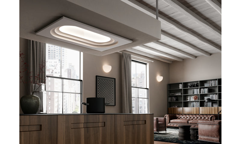 Immagine Ambientale - CAPPA INSIDE UP WH A90 - in colore bianco - codice prodotto 305.0615.740 - nella misura - tipologia cappa isola a soffitto