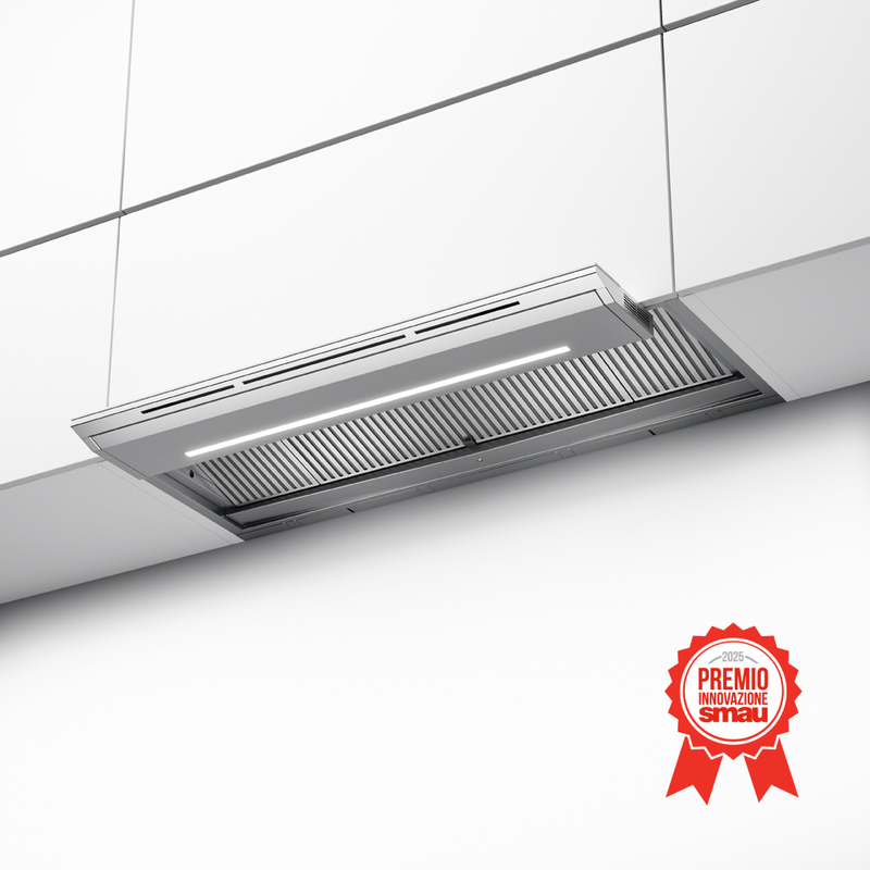 Immagine Ambientale - IN-NOVA ZERO DRIP EXTREME A60 - in colore acciaio inox / vetro - codice prodotto 305.0730.780 - nella misura 61-60 cm - tipologia cappa a incasso