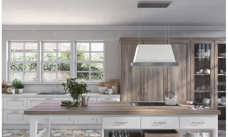 Immagine Ambientale - CAPPA THEA IS.EV8 WH MATT F80 SC/2 - in colore bianco - codice prodotto 321.0517.781 - nella misura - tipologia cappa a isola