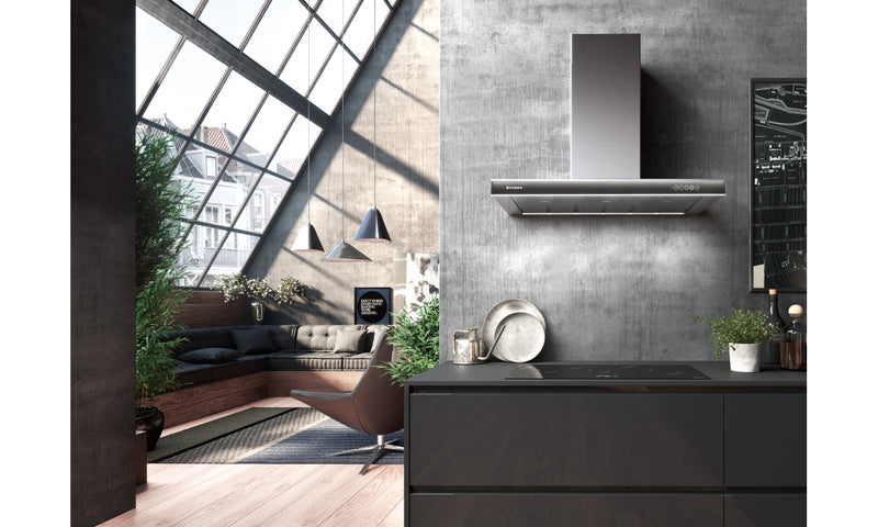 Immagine Ambientale - CAPPA ONYX-T BK GLASS/X A90/2 - in colore nero - codice prodotto 325.0541.070 - nella misura - tipologia cappa a parete