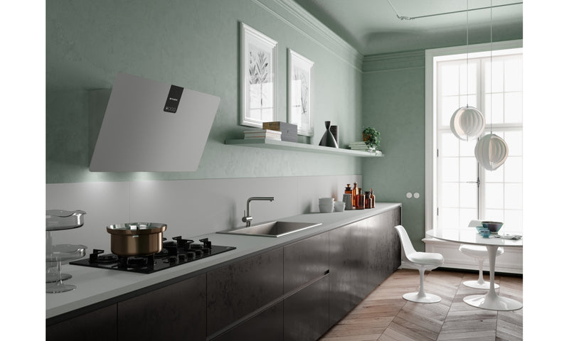 Immagine Ambientale - CAPPA SOFT EDGE GRIGIO LONDRA A80/2 - in colore grigio scuro - codice prodotto 330.0597.527 - nella misura - tipologia cappa a parete