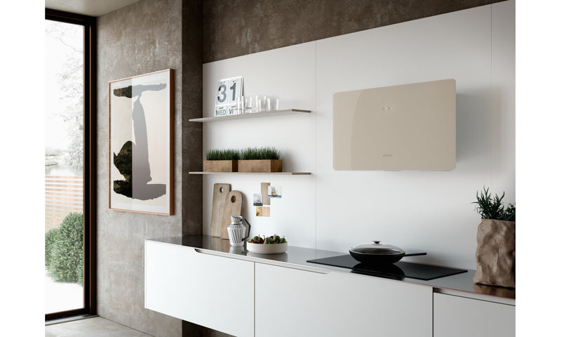 Immagine Ambientale - CAPPA GLAM FIT ZERO DRIP SAND A80 - in colore sabbia - codice prodotto 330.0615.654 - nella misura - tipologia cappa a parete