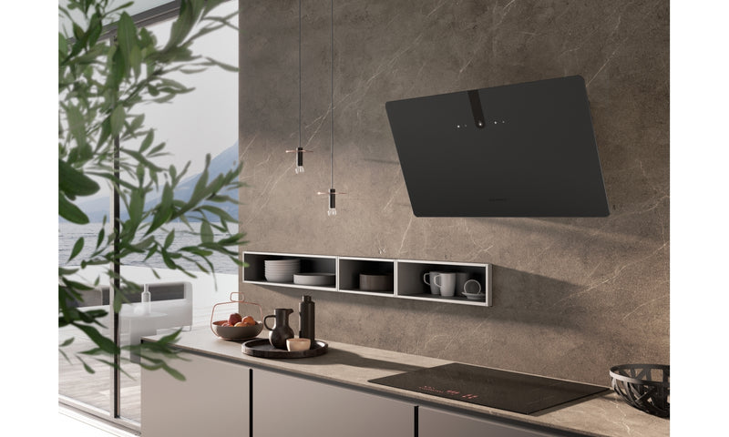 Immagine Ambientale - CAPPA GLAMLIGHT ZERO DRIP PLUS BKM A80KL - in colore nero - codice prodotto 330.0615.735 - nella misura - tipologia cappa a parete