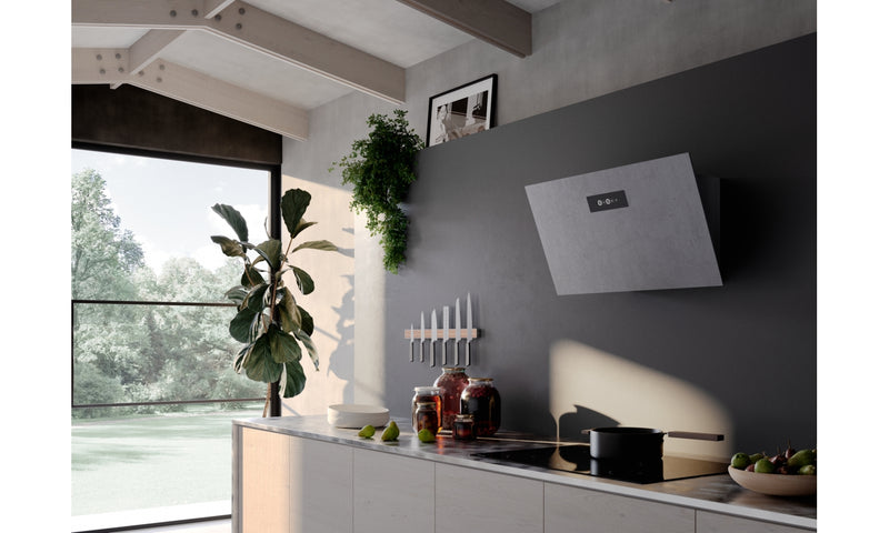 Immagine Ambientale - CAPPA GREXIA GRES LG A80 - in colore grigio chiaro - codice prodotto 330.0694.728 - nella misura - tipologia cappa a parete