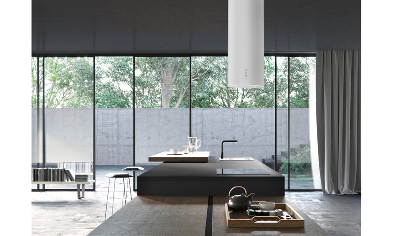 Immagine Ambientale - CAPPA CYLIND I.EVO PLUS WH GLOSS A37/2 - in colore bianco - codice prodotto 335.0492.563 - nella misura - tipologia cappa a isola