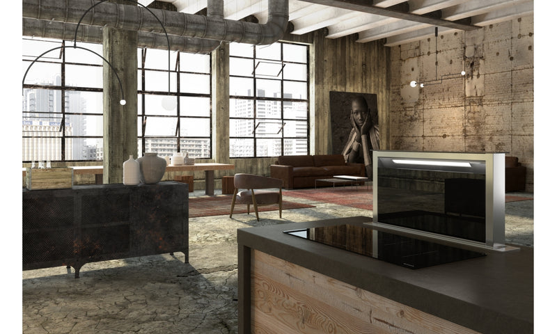 Immagine Ambientale - CAPPA FABULA EVO+BK A90/2 - in colore nero - codice prodotto 340.0492.566 - nella misura - tipologia cappa downdraft