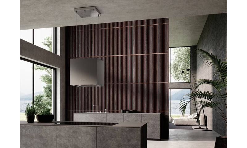 Immagine Ambientale - CAPPA SOFT CUBE GRIGIO LONDRA F40/2 - in colore grigio - codice prodotto 345.0607.589 - nella misura - tipologia cappa isola sospesa