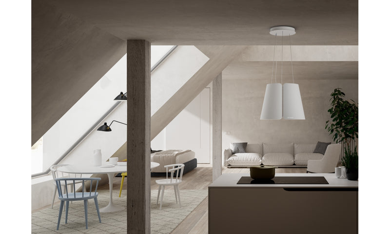 Immagine Ambientale - CAPPA BEAT WH MATT F45/2 - in colore bianco - codice prodotto 345.0612.338 - nella misura - tipologia cappa isola sospesa