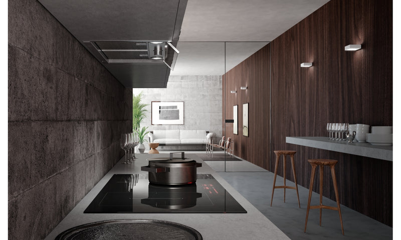 Imagen del Medio Ambiente - CAMPANA IN-NOVA COMFORT EV8 X A60/2 - en color acero inoxidable - código de producto 305.0484.631 - en la medida - tipología campana emportable