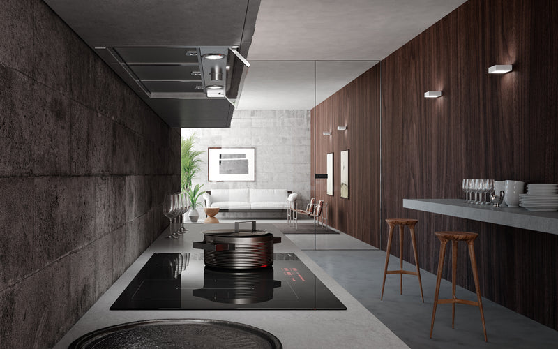 Immagine Ambientale - IN-NOVA SMART X A75 - in colore acciaio inox - codice prodotto 305.0734.903 - nella misura - tipologia cappa a incasso