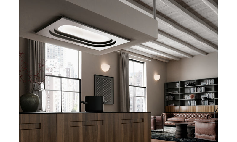 Immagine Ambientale - CAPPA INSIDE UP IX A90 - in colore acciaio inox - codice prodotto 305.0615.739 - nella misura - tipologia cappa isola a soffitto