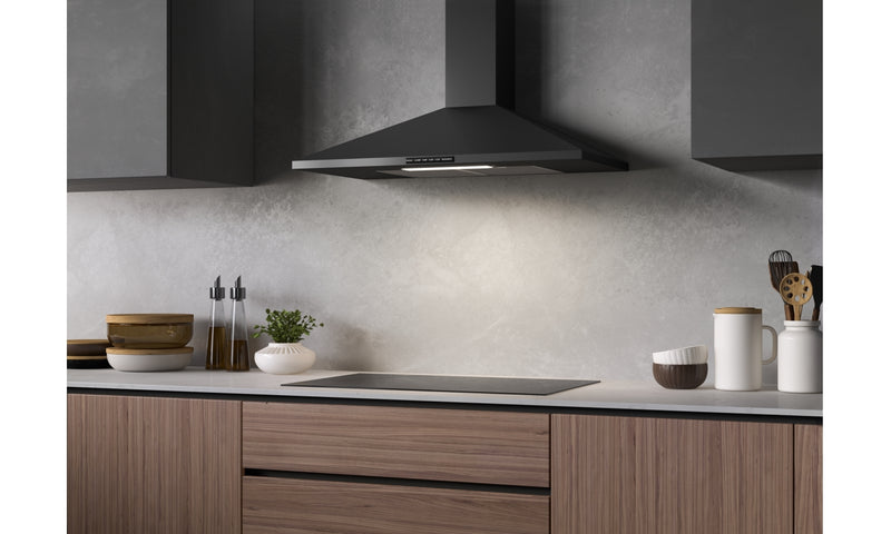 Immagine Ambientale - CAPPA VALUE PB BK A90/1 - in colore nero - codice prodotto 320.0557.544 - nella misura - tipologia cappa a parete