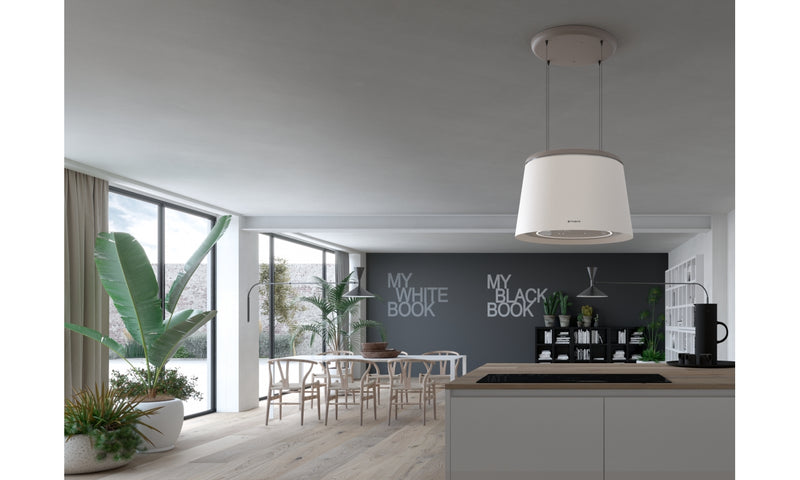 Immagine Ambientale - CAPPA CÈLINE PLUS WW/CG MATT KL/2 - in colore bianco matt - codice prodotto 345.0541.064 - nella misura - tipologia cappa isola sospesa