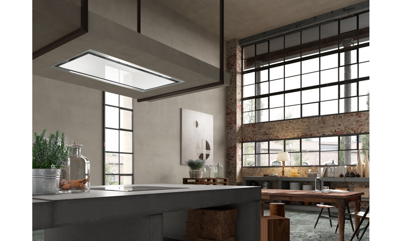 Immagine Ambientale - CAPPA HEAVEN LIGHT PRO G/WH FLAT KL A90 - in colore bianco - codice prodotto 350.0669.936 - nella misura - tipologia cappa isola a soffitto