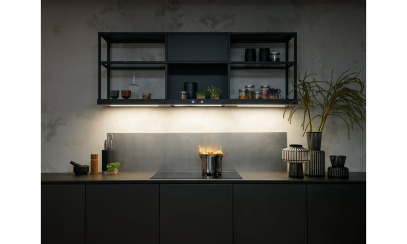 Immagine Ambientale - CAPPA MODULAR F60 BK MATT FABER - in colore nero matt - codice prodotto 335.0706.645 - nella misura 61-60 cm - tipologia cappa a parete