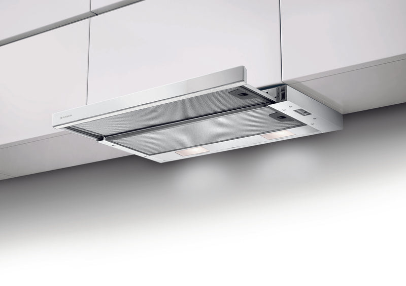 Immagine Prodotto - CAPPA FLEXA NG GLASS W A60 - in colore bianco - codice prodotto 315.0635.107 - nella misura 51-60 cm - tipologia cappa a parete