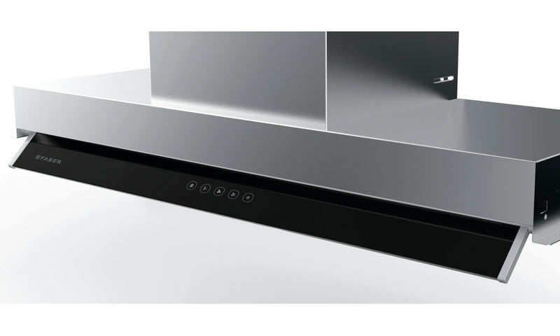 Immagine Dettaglio Prodotto - CAPPA IN-NOVA TOUCH BK/X A90/2 - in colore nero - codice prodotto 305.0611.153 - nella misura - tipologia cappa a incasso