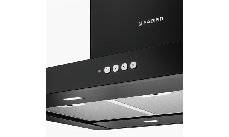 Immagine Dettaglio Prodotto - CAPPA STILO COMFORT ISOLA BK MATT A90/2 - in colore nero matt - codice prodotto 325.0618.792 - nella misura - tipologia cappa a isola