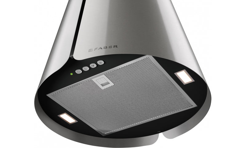 Immagine Dettaglio Prodotto - CAPPA BEAT X/BK MATT F45/2 - in colore nero matt - codice prodotto 345.0655.177 - nella misura - tipologia cappa isola sospesa