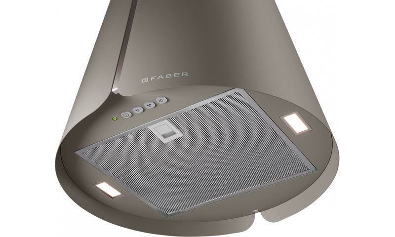 Immagine Dettaglio Prodotto - CAPPA BEAT TITANIUM MATT F45/2 - in colore titanio - codice prodotto 345.0655.178 - nella misura - tipologia cappa isola sospesa