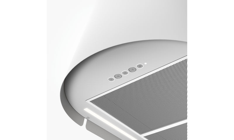 Immagine Dettaglio Prodotto - Beat XL WH MATT - in colore bianco - codice prodotto 345.0709.184 - nella misura 71-90 cm - tipologia cappa isola sospesa