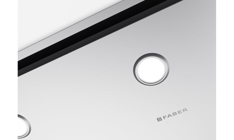 Immagine Dettaglio Prodotto - CAPPA HEAVEN BRIGHT A90 X KL - in colore acciaio inox - codice prodotto 350.0679.871 - nella misura - tipologia cappa isola a soffitto