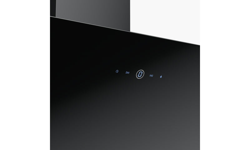 Immagine Dettaglio Prodotto - Cappa VRT BK A60 2LS - in colore nero - codice prodotto 330.0567.491 - nella misura 51-60 cm - tipologia cappa a parete