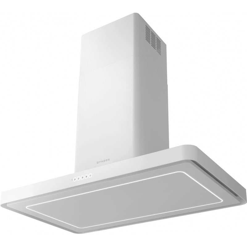 Immagine Prodotto - CAPPA T-LIGHT IS.WH MATT A100 EVO/2 - in colore bianco - codice prodotto 110.0456.265 - nella misura 91-120 cm - tipologia cappa a isola
