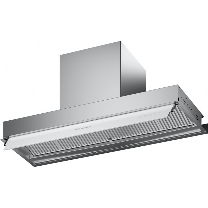 Immagine Prodotto - IN-NOVA ZERO DRIP PLUS A60 - in colore acciaio inox / vetro bianco - codice prodotto 305.0711.744 - nella misura - tipologia cappa a incasso