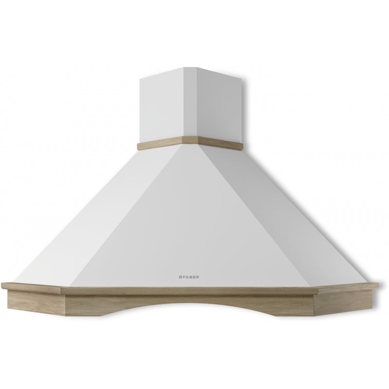 Immagine Prodotto - CAPPA RANCH ANGOLO 90 NF - in colore bianco - codice prodotto 321.0693.746 - nella misura 71-90 cm - tipologia cappa a parete