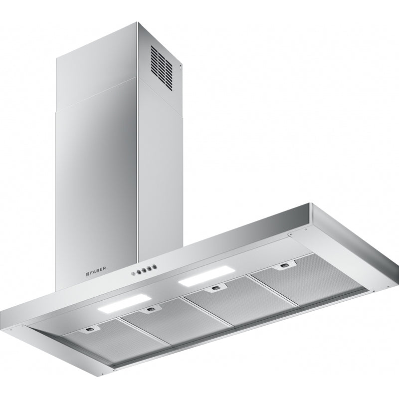 Immagine Prodotto - CAPPA STILO SRM SX/SP A120/2 - in colore acciaio inox - codice prodotto 325.0518.929 - nella misura 91-120 cm - tipologia cappa a parete