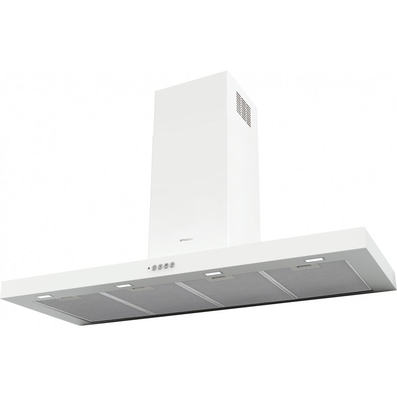 Immagine Prodotto - CAPPA STILO COMFORT WH MATT A120/2 - in colore bianco - codice prodotto 325.0618.790 - nella misura 91-120 cm - tipologia cappa a parete