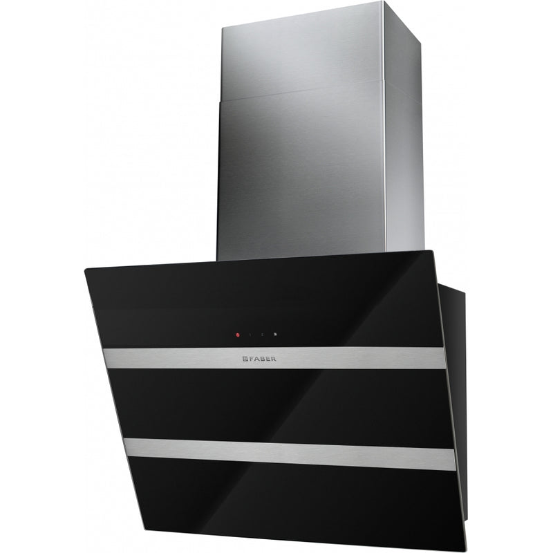 Immagine Prodotto - CAPPA STEELMAX EV8 LED BK/X A55/2 - in colore nero - codice prodotto 330.0538.524 - nella misura 51-60 cm - tipologia cappa a parete