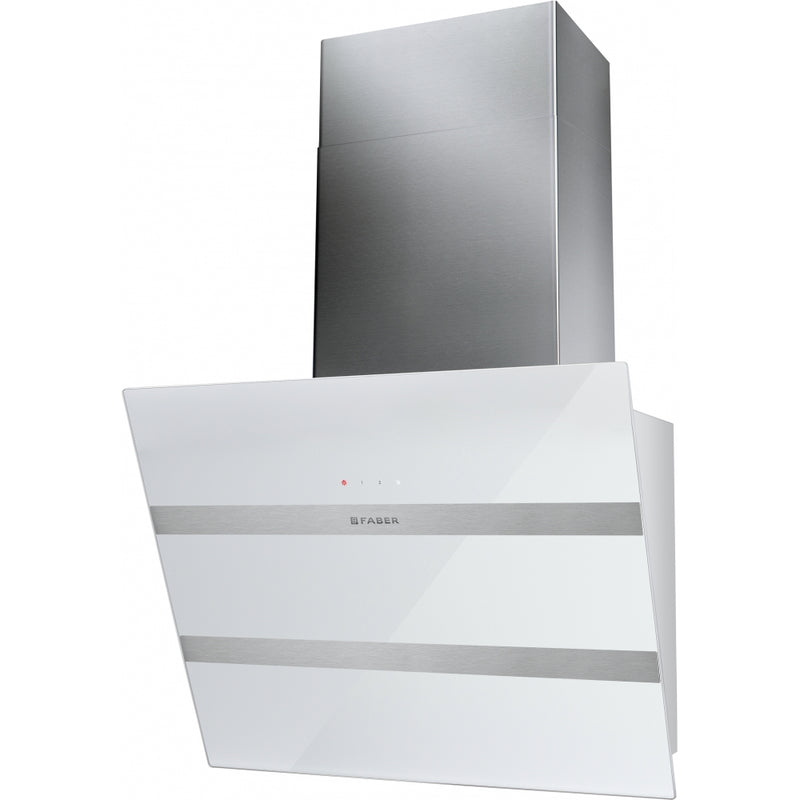 Immagine Prodotto - CAPPA STEELMAX EV8 LED WH/X A55/2 - in colore bianco - codice prodotto 330.0538.525 - nella misura 51-60 cm - tipologia cappa a parete