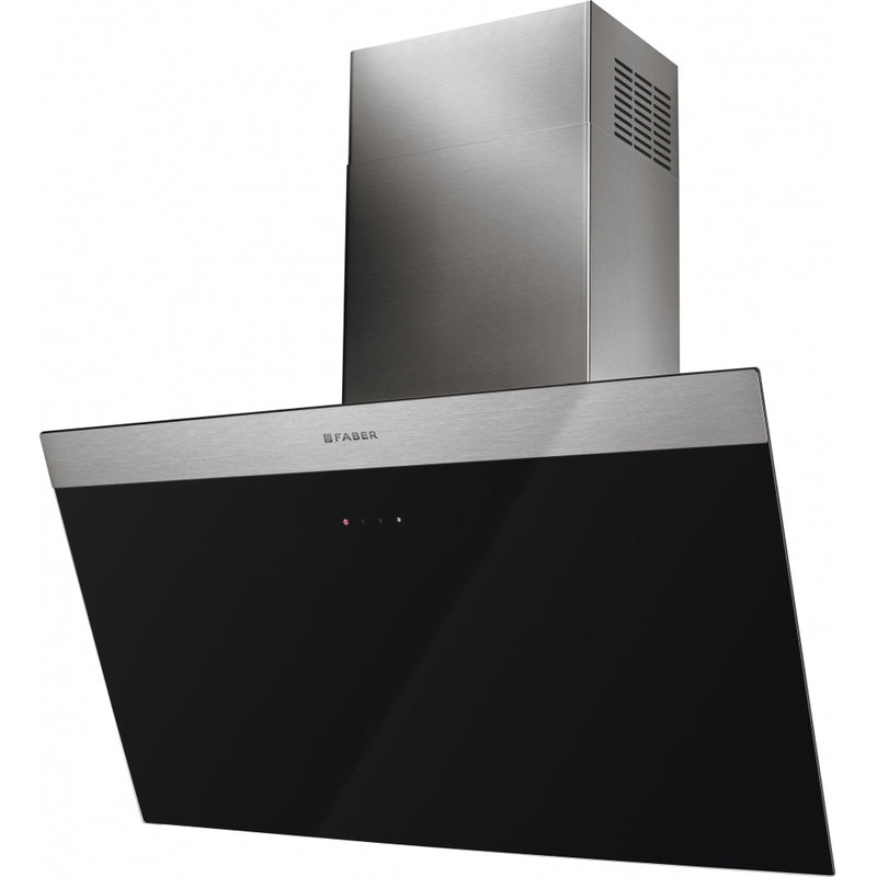 Immagine Prodotto - CAPPA DAISY + BK A80/2 - in colore nero - codice prodotto 330.0612.374 - nella misura 71-90 cm - tipologia cappa a parete