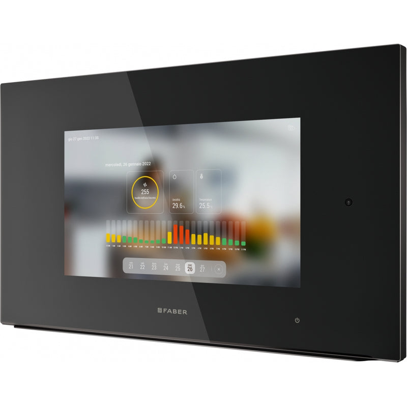 Immagine Prodotto - CAPPA K AIR-TOUCH A80/2 - in colore nero - codice prodotto 330.0615.671 - nella misura - tipologia cappa a parete