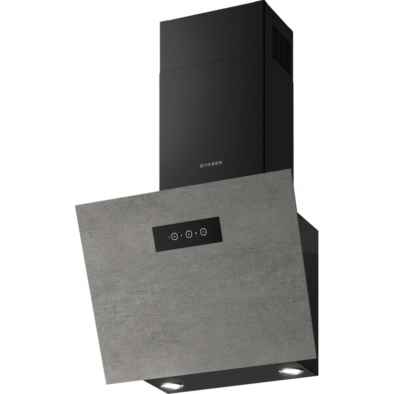 Immagine Prodotto - CAPPA GREXIA GRES LG A60 - in colore grigio chiaro - codice prodotto 330.0694.727 - nella misura 51-60 cm - tipologia cappa a parete