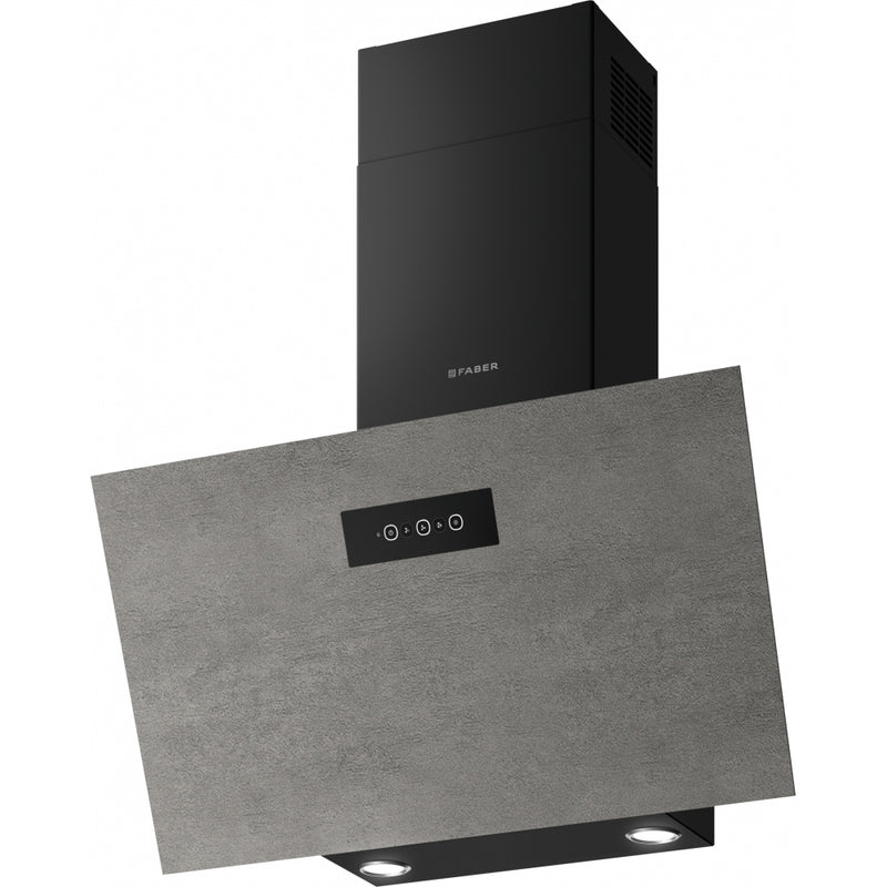 Immagine Prodotto - CAPPA GREXIA GRES LG A80 - in colore grigio chiaro - codice prodotto 330.0694.728 - nella misura 71-90 cm - tipologia cappa a parete